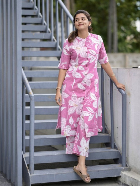 Pink Blossom Co-ord Set