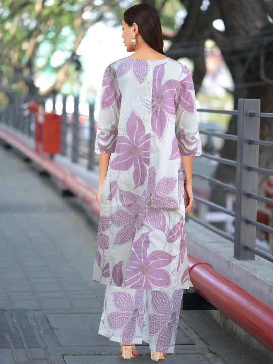 Heavenly Pink Cotton Co-ord Set