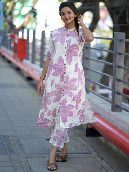 Heavenly Pink Cotton Co-ord Set